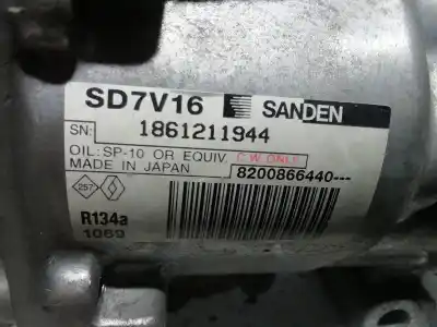 Second-hand car spare part air conditioning compressor for dacia logan mcv ambiance oem iam references 87246018 8201083336 8201002106