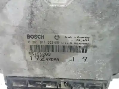 Pezzo di ricambio per auto di seconda mano centralina motore per fiat stilo (192) 1.9 jtd cat riferimenti oem iam 0281011553