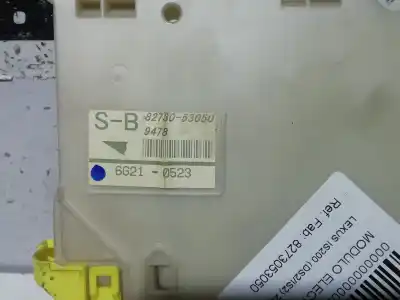 Second-hand car spare part electronic module for lexus is200 (ds2/is2) 220d oem iam references 8273053050  6g210523