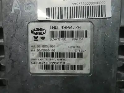 Pièce détachée automobile d'occasion calculateur moteur ecu pour citroen c2 x références oem iam iaw48p27h  9645989480