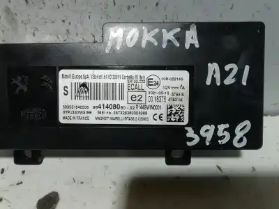 Pièce détachée automobile d'occasion module électronique pour opel mokka mokka (2020 >) références oem iam 9841408080  