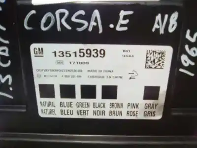 Peça sobressalente para automóvel em segunda mão módulo eletrônico por opel corsa e expression referências oem iam f00hj01694