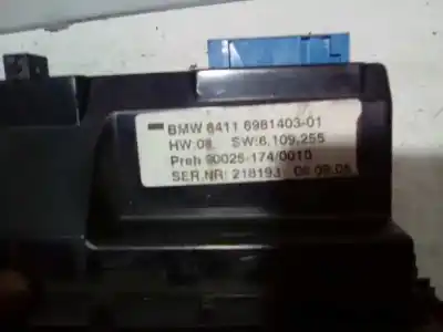 Peça sobressalente para automóvel em segunda mão comando de sofagem (chauffage / ar condicionado) por bmw serie 7 (e65/e66) 3.0 cat (n52) referências oem iam 6411698140301  21893