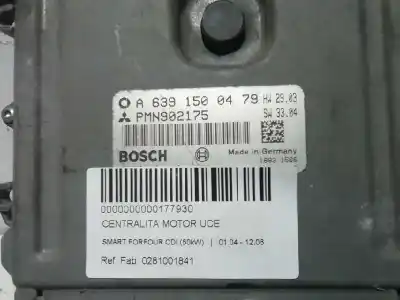 Автозапчасти б/у блок управления двигателем за smart forfour (454) 1.5 cdi (454.000) ссылки oem iam 0281001841  a6391500479