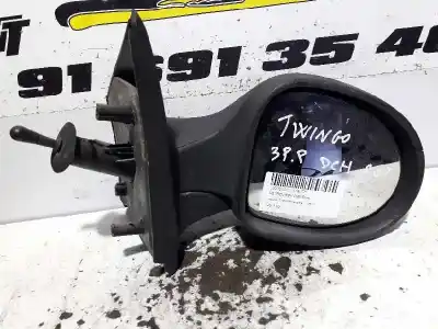 Peça sobressalente para automóvel em segunda mão ESPELHO RETROVISOR DIREITO por RENAULT TWINGO  Referências OEM IAM   