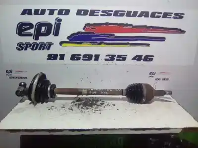 Peça sobressalente para automóvel em segunda mão transmissão dianteira esquerda por renault twingo societe referências oem iam 