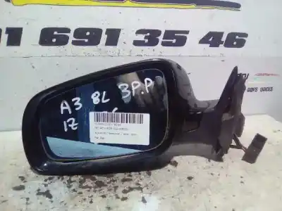 Peça sobressalente para automóvel em segunda mão espelho retrovisor esquerdo por audi a3 (8l) 1.6 ambiente referências oem iam   