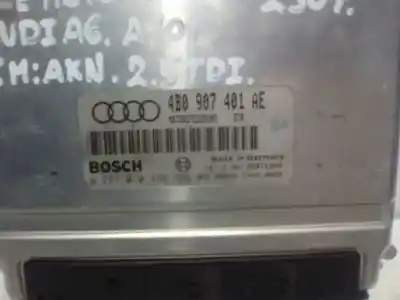 Peça sobressalente para automóvel em segunda mão centralina de motor uce por audi a6 berlina (4b2) 2.5 v6 24v tdi referências oem iam 0281010496