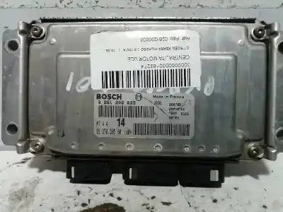 Second-hand car spare part ecu engine control for citroen xsara picasso 1.6 16v exclusive oem iam references 0261206633