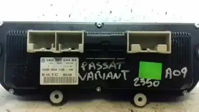 Second-hand car spare part heating / air conditioning control panel for volkswagen passat variant (3c5) advance oem iam references 5k0907044bs  5hb009746