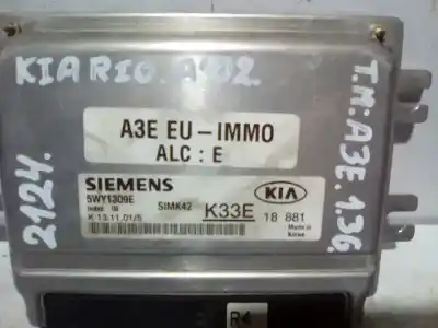Second-hand car spare part ecu engine control for kia rio ls berlina oem iam references 5wy1309e