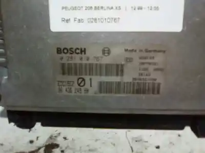 İkinci el araba yedek parçası ecu motor kontrol cihazi için peugeot 206 berlina xs oem iam referansları 0281010767