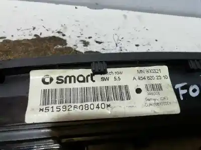 Peça sobressalente para automóvel em segunda mão interruptor 4 piscas - emergência por smart forfour (454) 1.5 cdi (454.000) referências oem iam 51592608040  