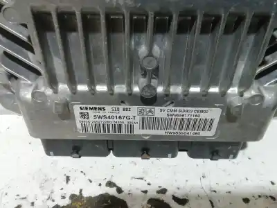 Pièce détachée automobile d'occasion calculateur moteur ecu pour peugeot 407 sw premium références oem iam 5ws40167gt  9655041480