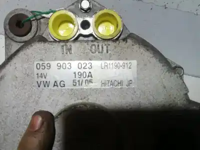 Автозапчасти б/у генератор за volkswagen phaeton (3d2/3d8) tdi v6 4motion (4 asientos) ссылки oem iam lr1190912  059903023