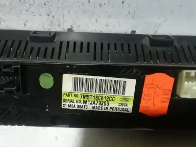Peça sobressalente para automóvel em segunda mão comando de sofagem (chauffage / ar condicionado)  por ford focus lim. (cb4) trend referências oem iam 7m5t18c612cc  