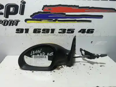 Peça sobressalente para automóvel em segunda mão espelho retrovisor esquerdo por seat leon (1m1) signo referências oem iam   