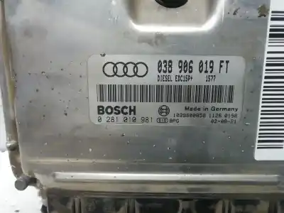 Автозапчастина б/у ебу контролер двигуна для audi a3 (8l) 1.9 tdi посилання на oem iam 0281010981  038906019ft
