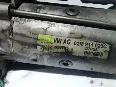 Second-hand car spare part starter motor for audi a3 (8l) 1.9 tdi oem iam references d7rs50  02m911023c