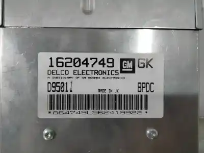 Автозапчасти б/у блок управления двигателем за opel combo (corsa b) cargo ссылки oem iam 16204749 864749l562419922 