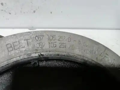 Автозапчастина б/у шків колінчастого вала для audi a8 (4e2) 4.0 v8 32v tdi biturbo cat (ase) посилання на oem iam 057105251d  