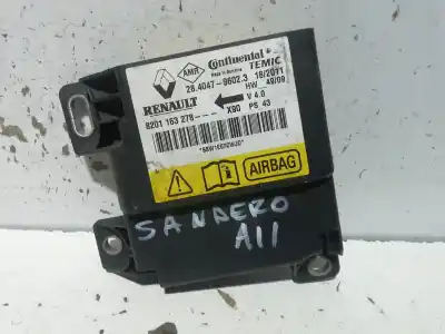 İkinci el araba yedek parçası HAVA YASTIGI KONTROL ÜNITESI için DACIA SANDERO  OEM IAM referansları 8201163278  28404796023