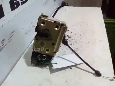 Second-hand car spare part left front door lock for citroen c3 1.4 oem iam references   