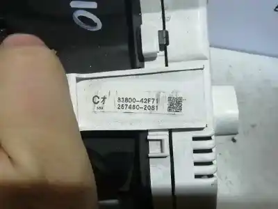 Pezzo di ricambio per auto di seconda mano pannello degli strumenti per toyota rav 4 (a3) executive riferimenti oem iam 8380042f71  2574602081