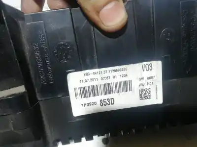 Second-hand car spare part dashboard for seat leon (1p1) reference oem iam references a2c53434925  1p0920853d