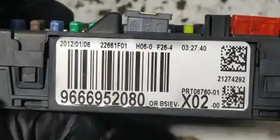 Second-hand car spare part fuse box unit for citroen c3 collection oem iam references 9666952080  