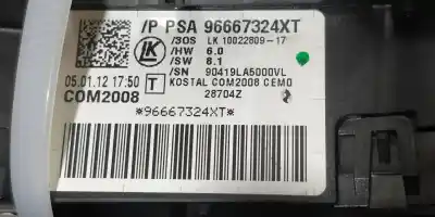 Second-hand car spare part multifunction switch for citroen c3 collection oem iam references 96667324xt  