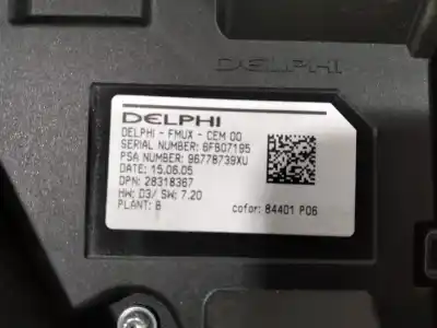 Recambio de automóvil de segunda mano de pantalla multifuncion para citroen c4 grand picasso intensive plus referencias oem iam a2c30412900  