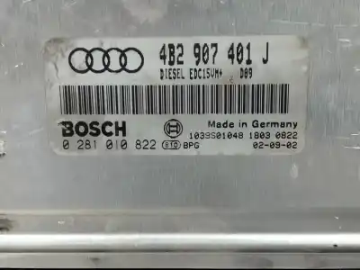 Second-hand car spare part ecu engine control for audi a6 berlina (4b2) 2.5 tdi oem iam references 0281010822  