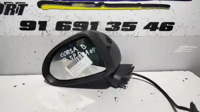 Peça sobressalente para automóvel em segunda mão espelho retrovisor esquerdo por opel corsa d enjoy referências oem iam   