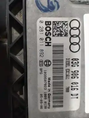 Автозапчастина б/у ЕБУ КОНТРОЛЕР ДВИГУНА для AUDI A3 (8P)  Посилання на OEM IAM 0281011892  