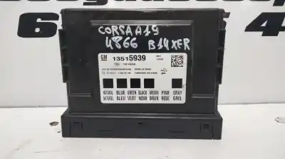 Peça sobressalente para automóvel em segunda mão módulo eletrônico por opel corsa e selective referências oem iam 13515939