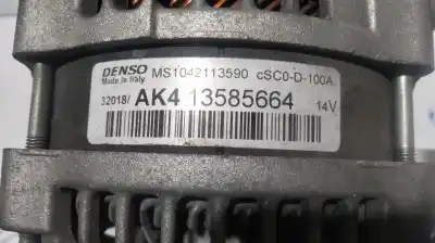 Second-hand car spare part alternator for opel corsa e selective oem iam references ms1042113590  13585664