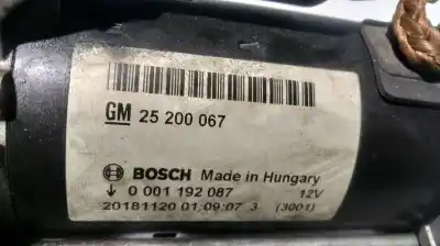 Peça sobressalente para automóvel em segunda mão motor de arranque por opel corsa e selective referências oem iam 0001192087  25200067