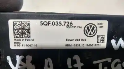 Pièce détachée automobile d'occasion module électronique pour volkswagen tiguan 2.0 tdi références oem iam 5qf035726  