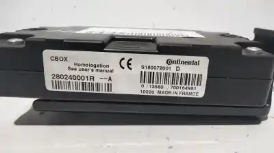 Peça sobressalente para automóvel em segunda mão módulo eletrônico por renault scenic iii grand dynamique referências oem iam 280240001r