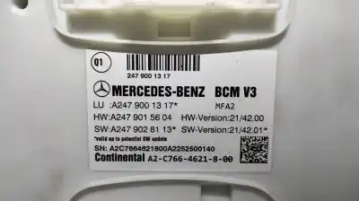 Second-hand car spare part electronic module for mercedes-benz eqa eqa 250 oem iam references a2c7664621800  a2479001317