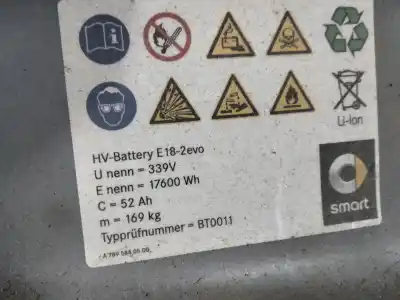 Gebrauchtes Autoersatzteil batterie zum smart forfour eq forfour oem-iam-referenzen a7893403922  