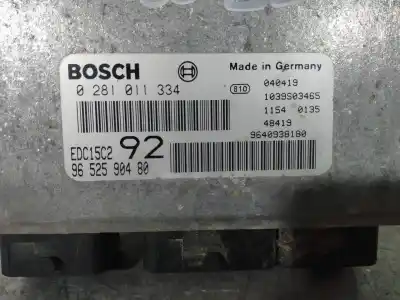 Second-hand car spare part ecu engine control for peugeot 807 sr pack oem iam references 0281011334  