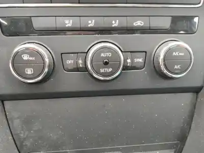 Pezzo di ricambio per auto di seconda mano controllo riscaldamento / aria condizionata per seat leon (5f1) reference riferimenti oem iam 5f0907044h