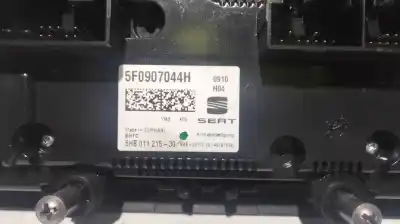 Second-hand car spare part heating / air conditioning control panel for seat leon (5f1) reference oem iam references 5f0907044h  