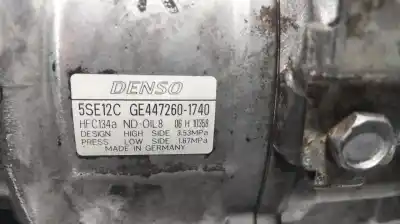 Peça sobressalente para automóvel em segunda mão compressor de ar condicionado a/a a/c por toyota corolla verso (r1) 2.2 d-4d sport referências oem iam 4472601740  5se12c