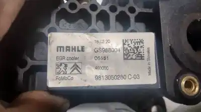 Peça sobressalente para automóvel em segunda mão radiador de gases de escape (egr) por peugeot 5008 1.5 blue-hdi fap referências oem iam 9813050280  gs988004