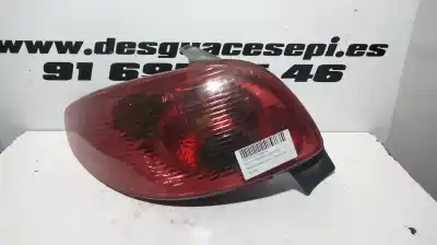 Second-hand car spare part left tailgate light for peugeot 206 berlina xs oem iam references   