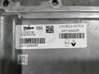 Second-hand car spare part ecu engine control for renault clio iv limited oem iam references 237103353r  