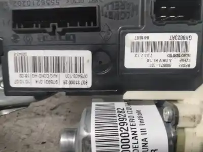 Second-hand car spare part driver left window regulator for renault laguna iii initiale oem iam references 8073100002r  5 p